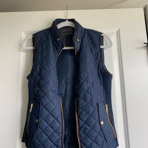 Navy blue fashion Vest